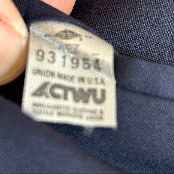 BURBERRY MENS DRESS PANTS 40 LONG BLUE NEW capsule business slacks VTG DEADSTOCK - Picture 5 of 16